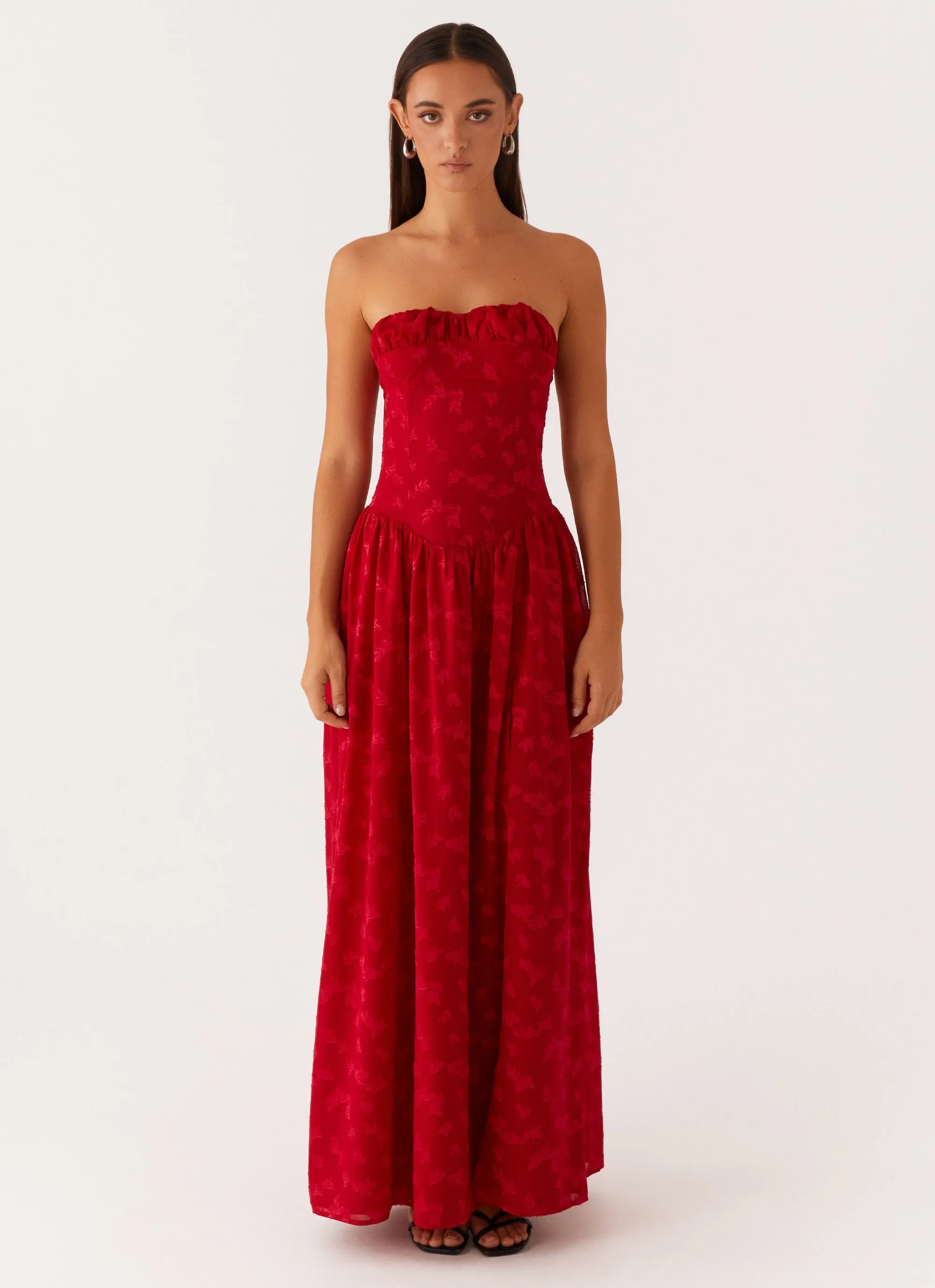 Adira Maxi Dress - Red