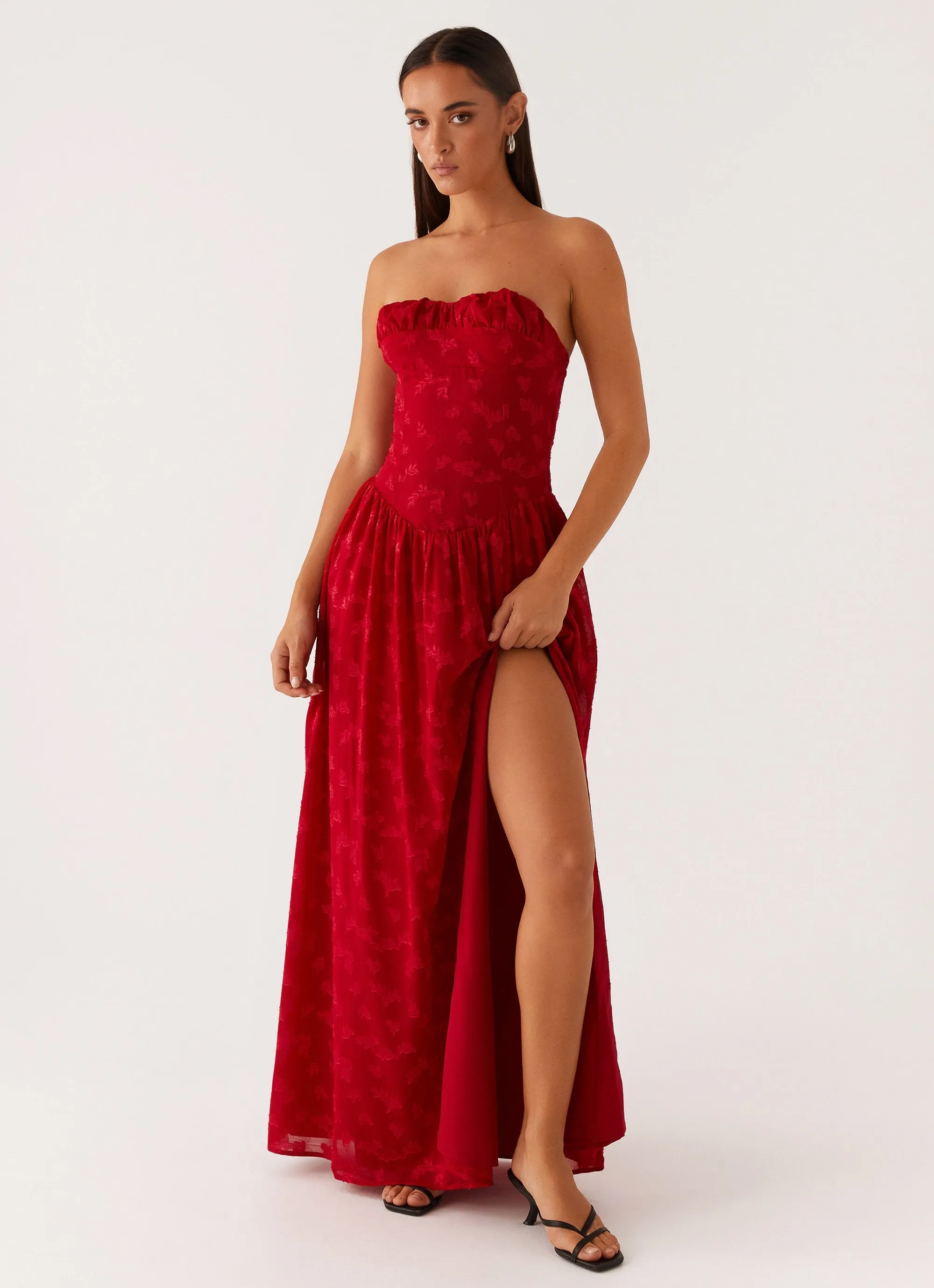 Adira Maxi Dress - Red