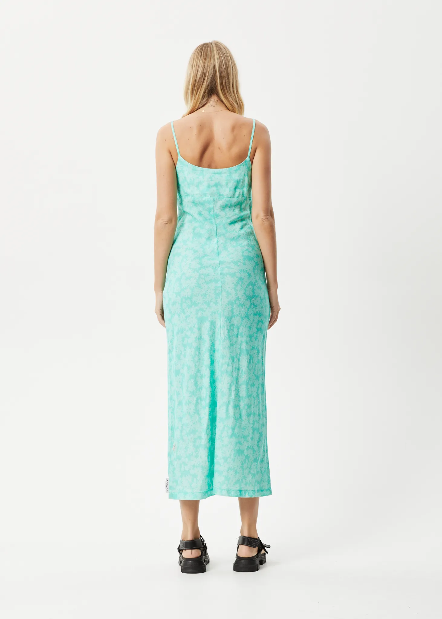 AFENDS Womens Benny - Maxi Dress - Jade Daisy