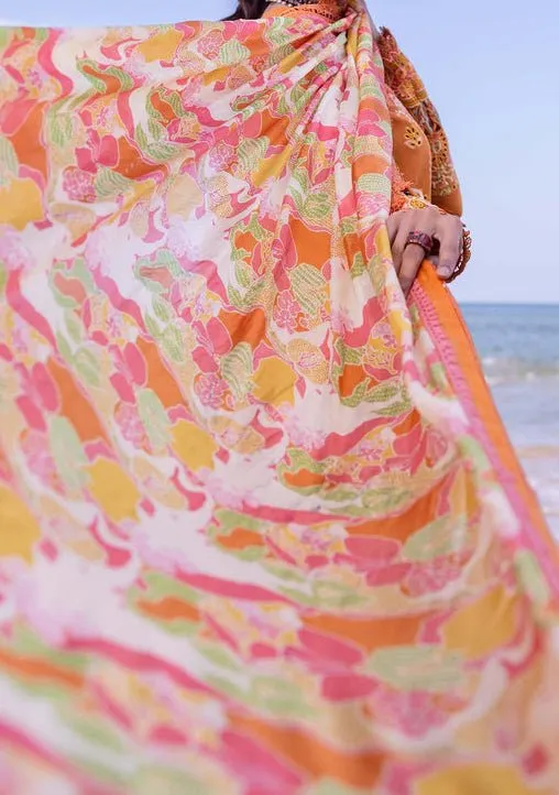 Akbar Aslam Calla Lily Pakistani Luxury Lawn Dress