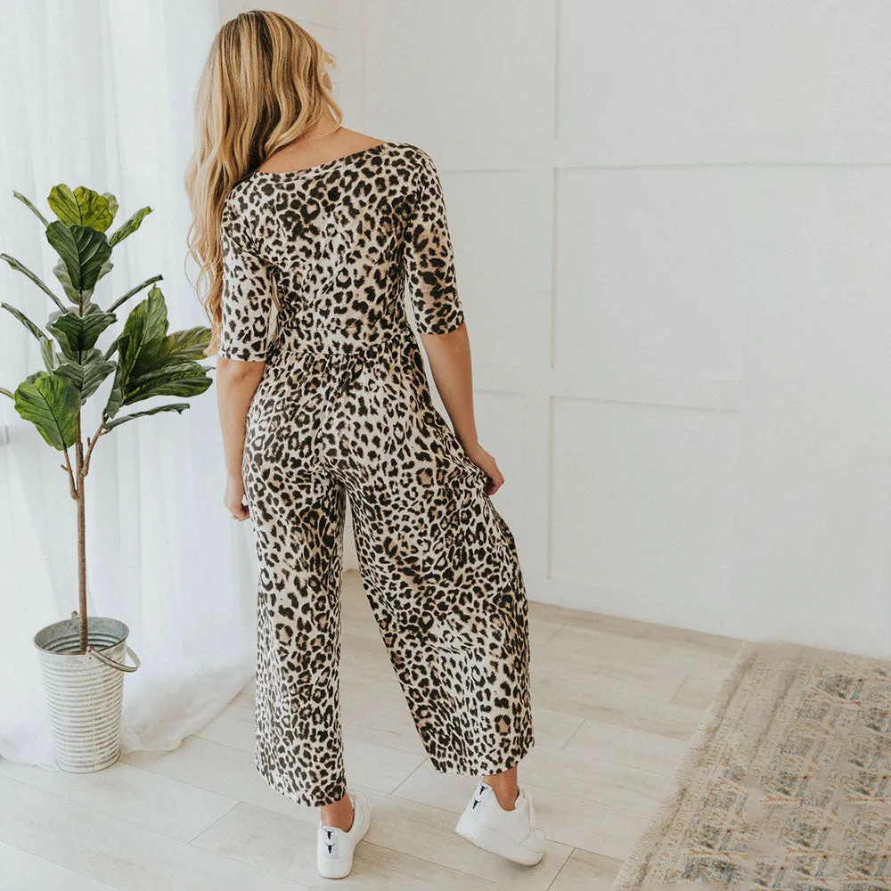 Alana Jumpsuit (Leopard)