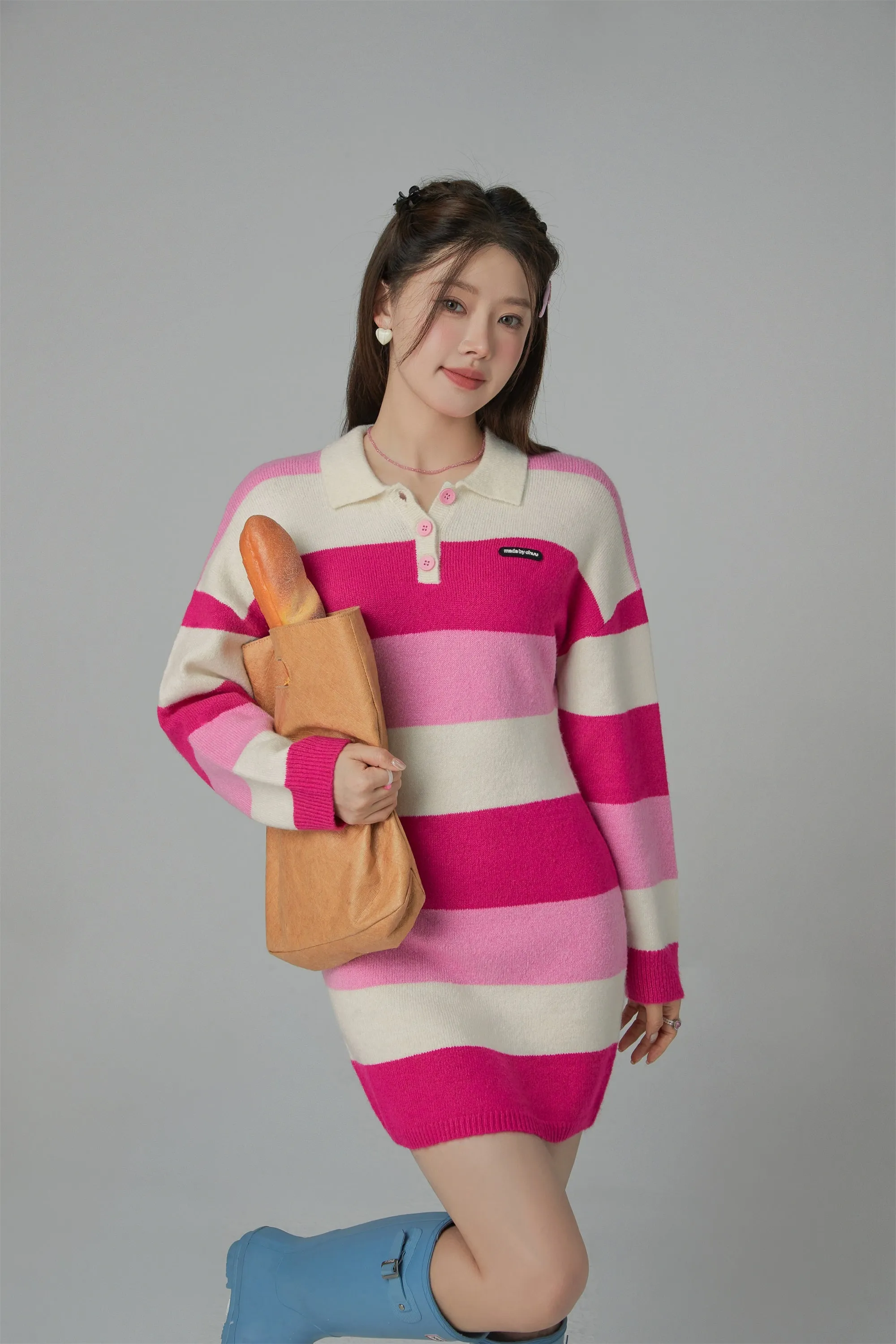 All I Will Ever Need Striped Knit Dress