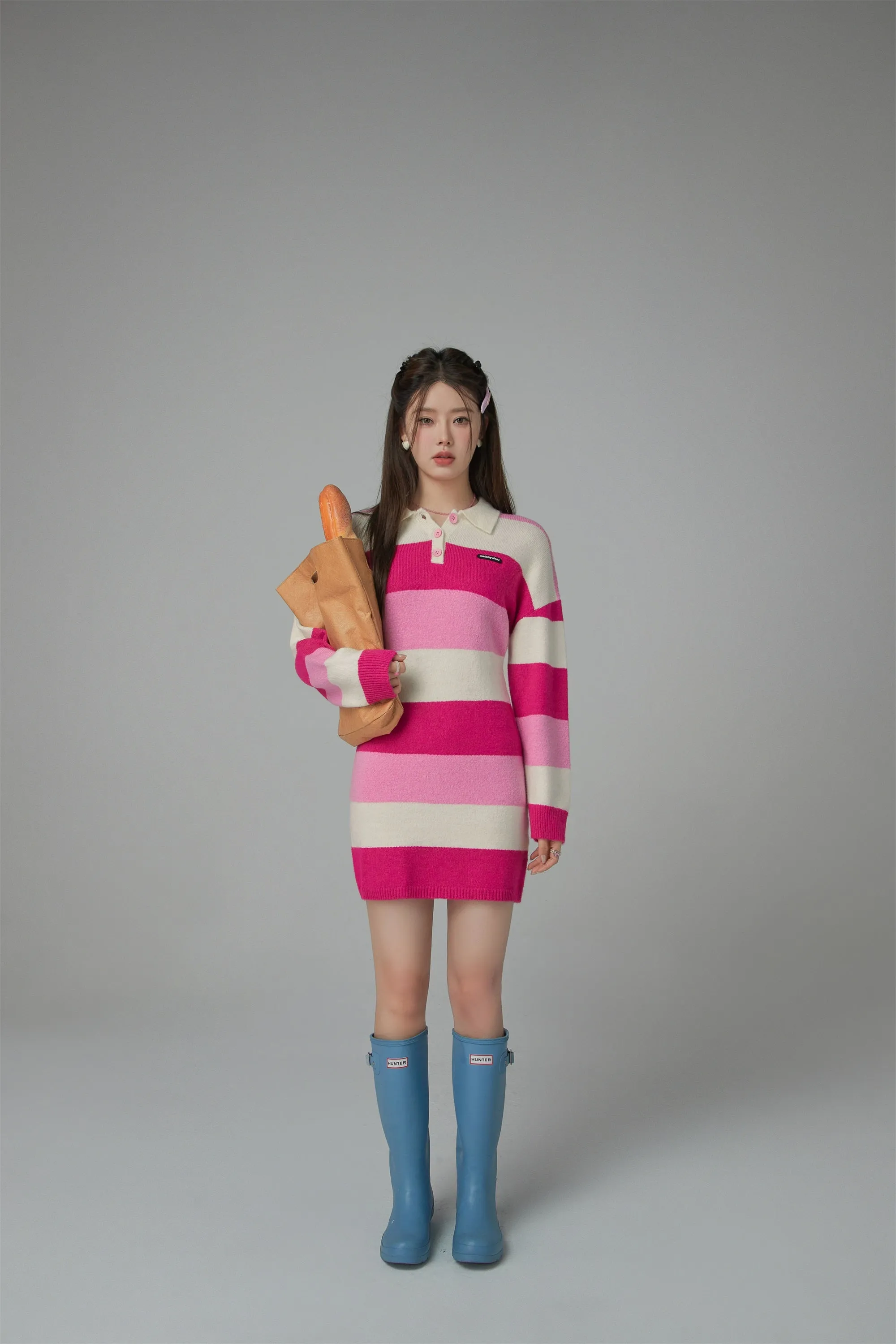 All I Will Ever Need Striped Knit Dress