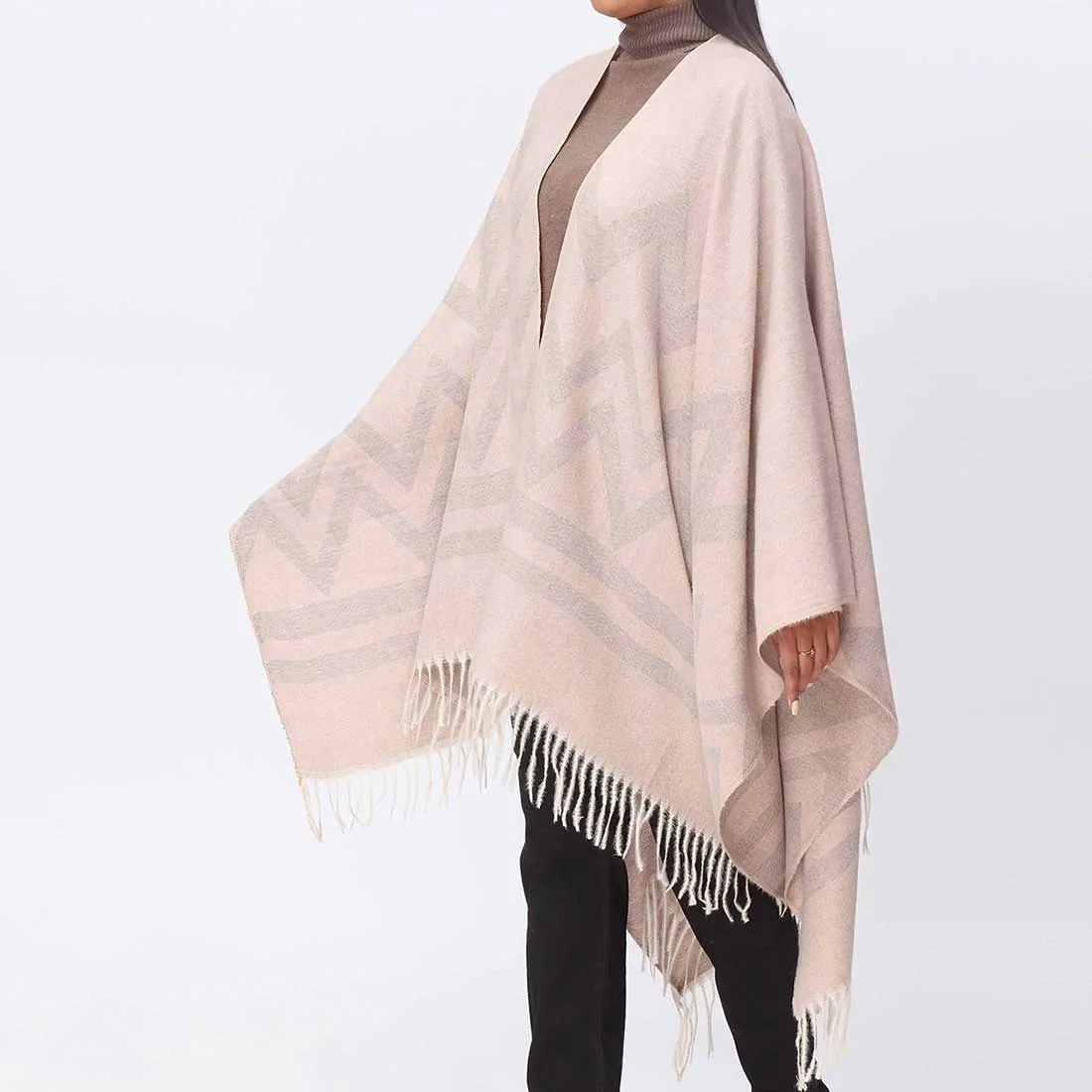 Apricot Cape Shawl PW3889