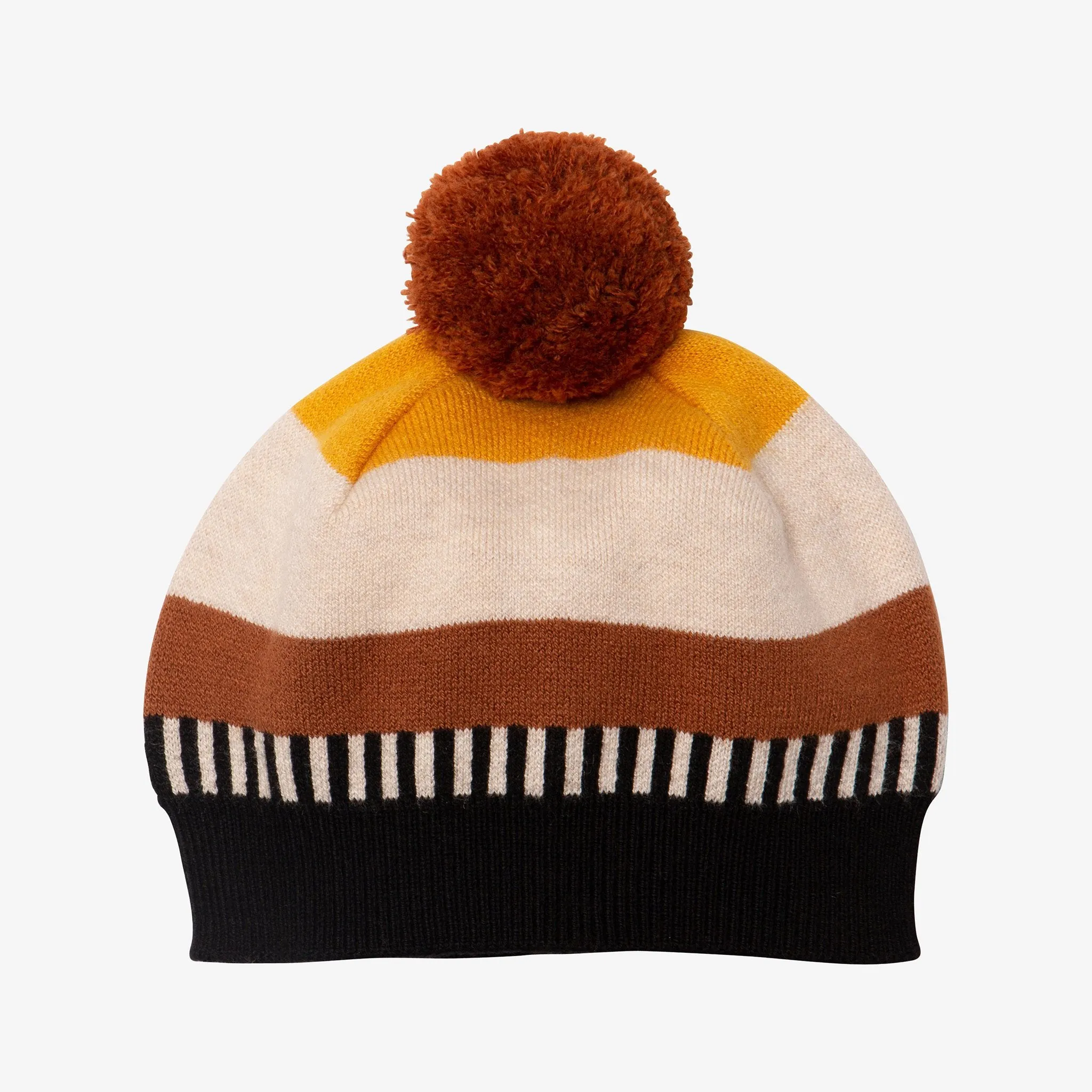 Baby boy pompom hat