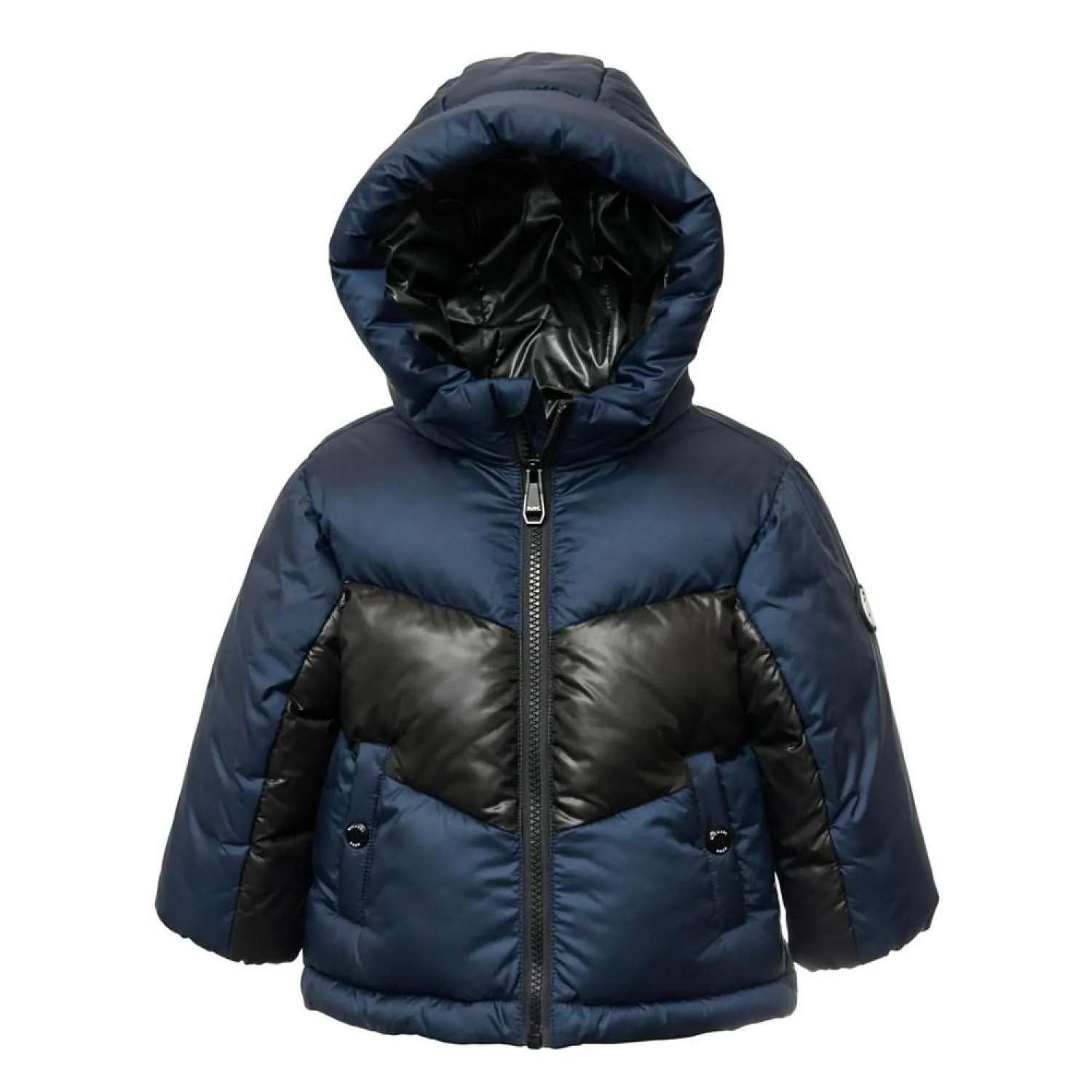 Baby Boys Heavy Weight Chevron Stripe Puffer Jacket