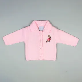 Baby Girls Cardigan With Rabbit Embroidery