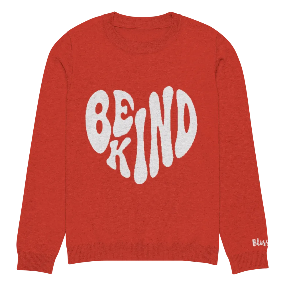 Be Kind Personalized Knit Sweater