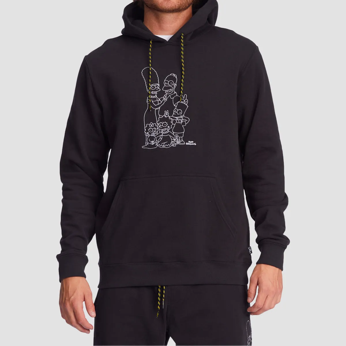 Billabong X Simpsons Family Keyline Pullover Hoodie Black