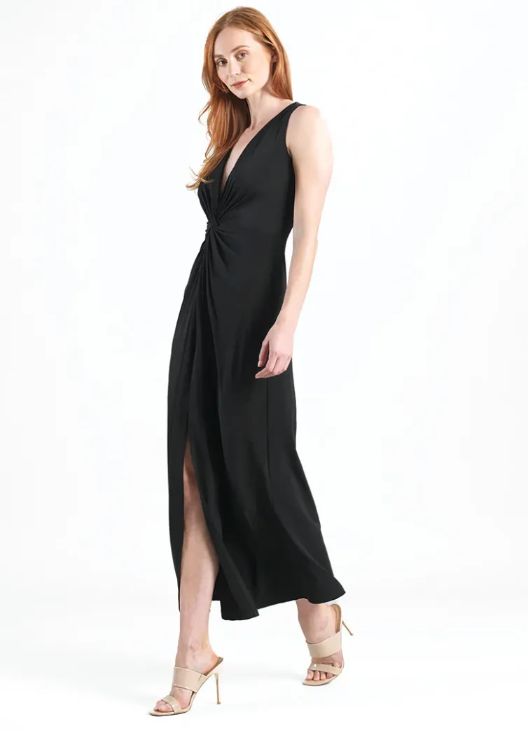 Black Center Maxi Dress