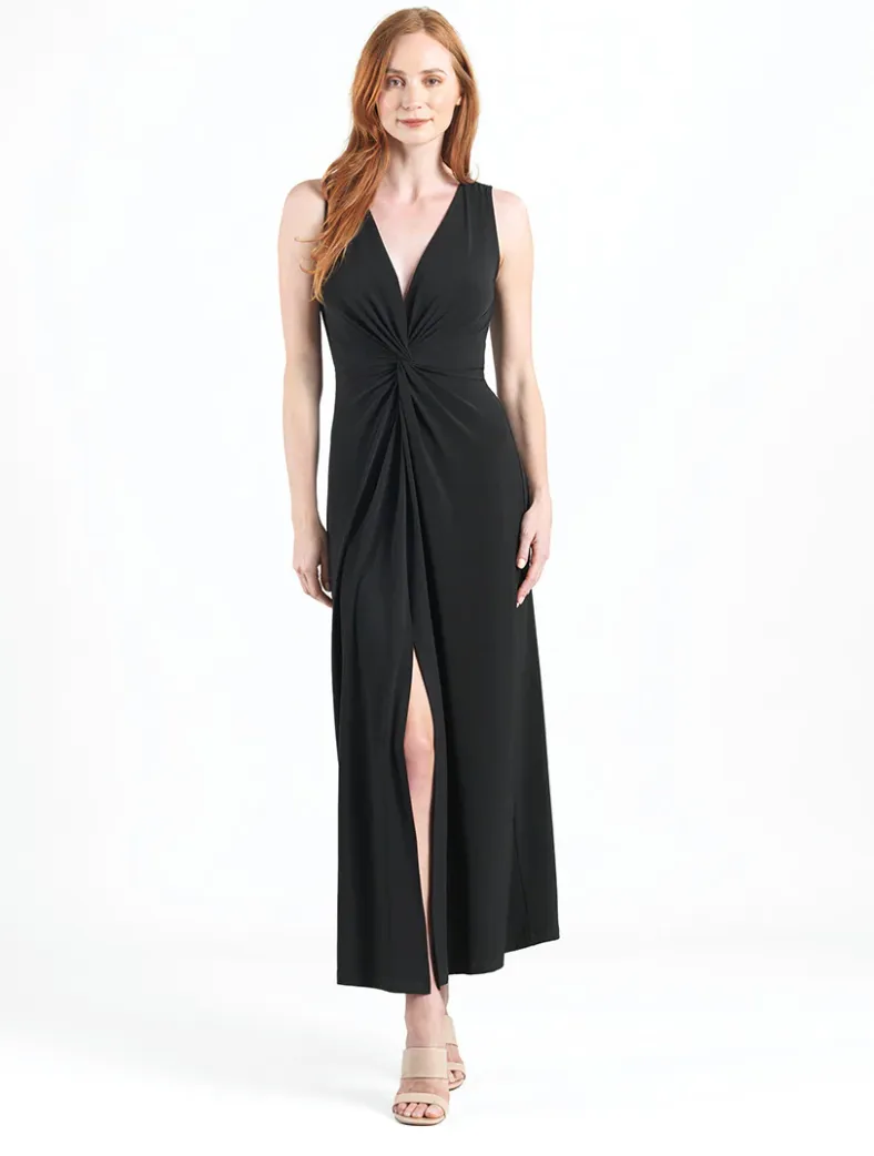 Black Center Maxi Dress