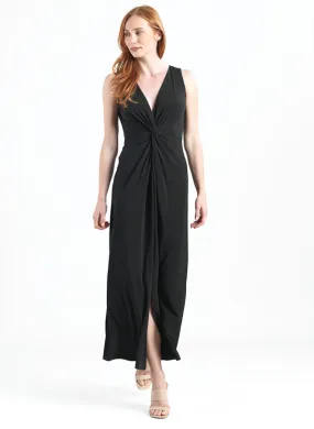 Black Center Maxi Dress