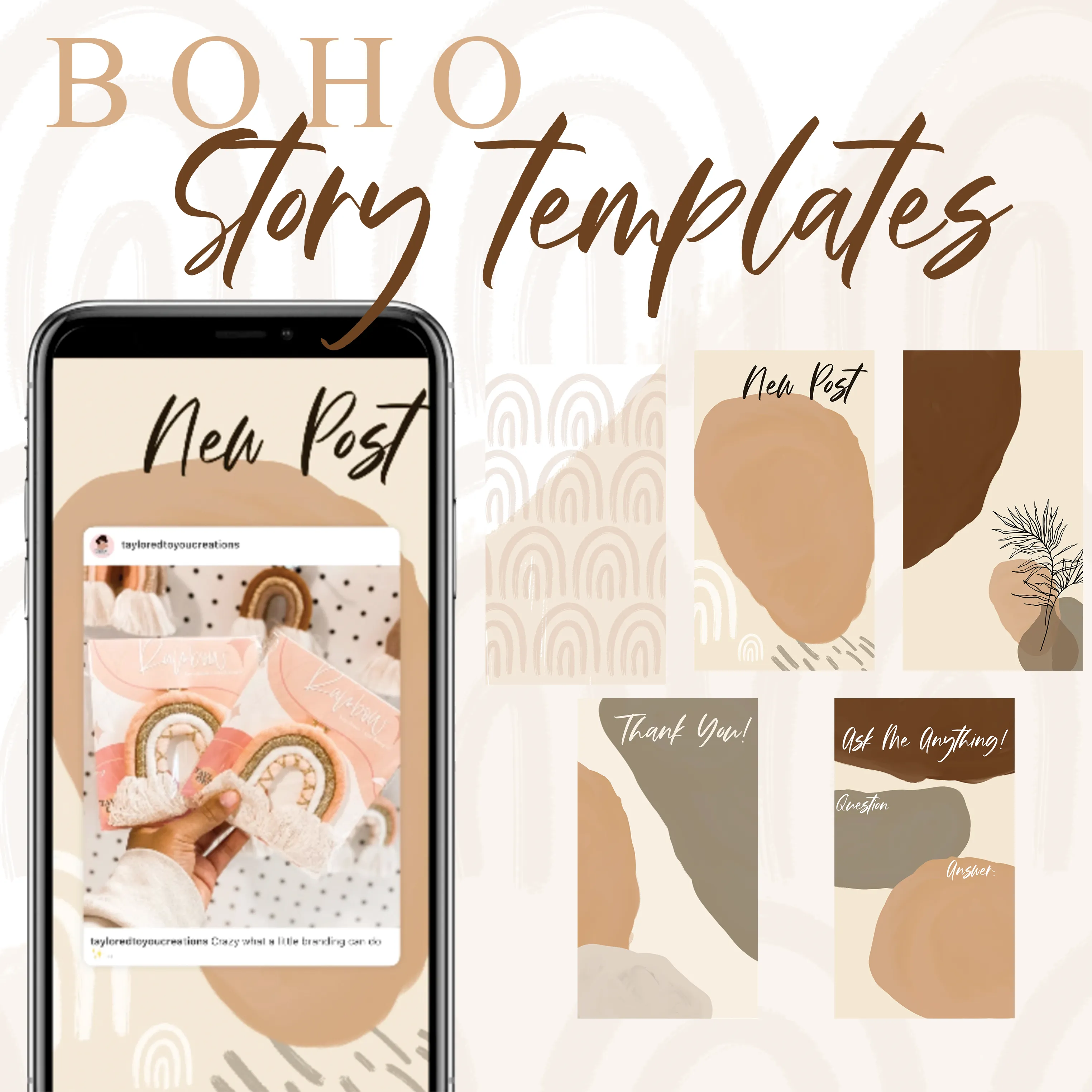 Boho Story Templates