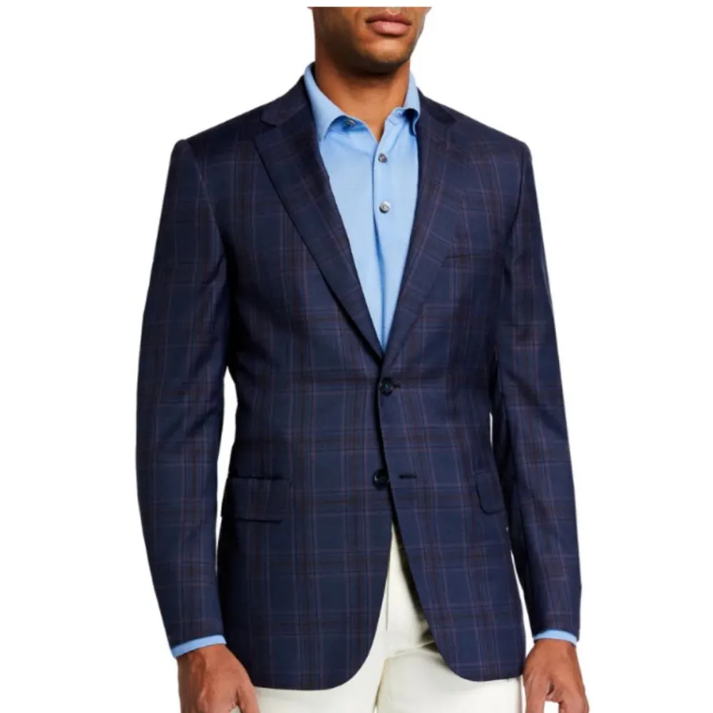 BRIONI PLAID SPORT COAT