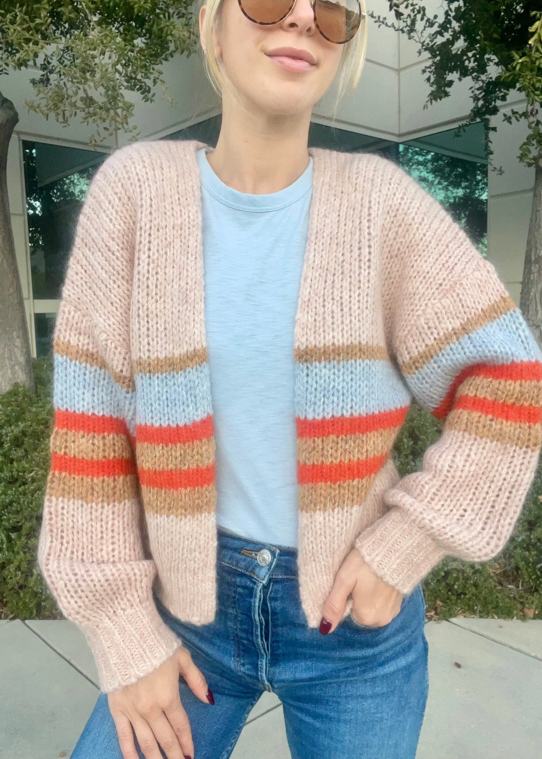 Bruin Chunky Striped Cardigan