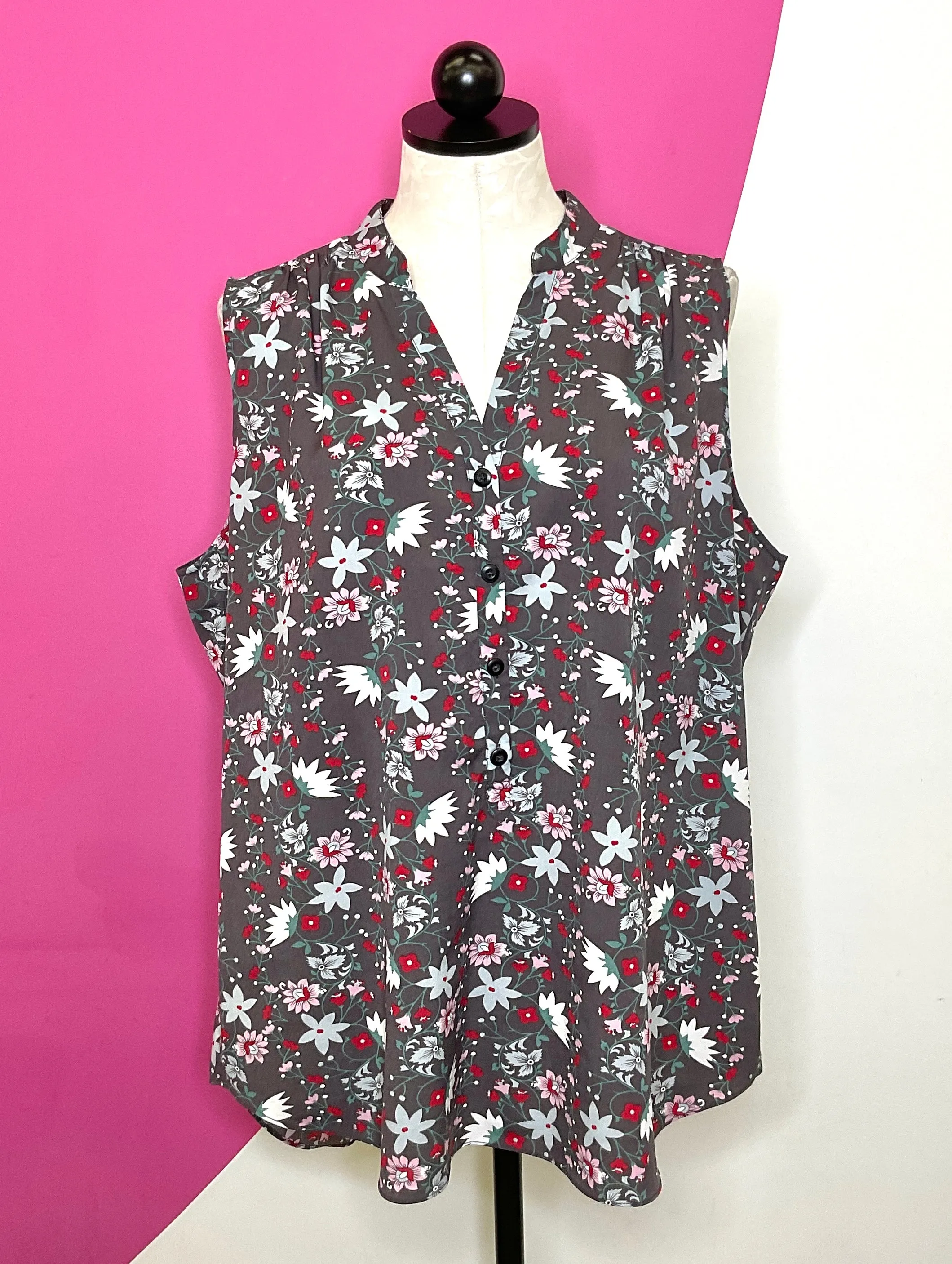 CABI FIESTA FLORAL PLAZA TOP - XL