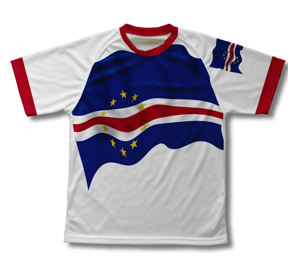 Cape Verde Flag Technical T-Shirt for Men and Women