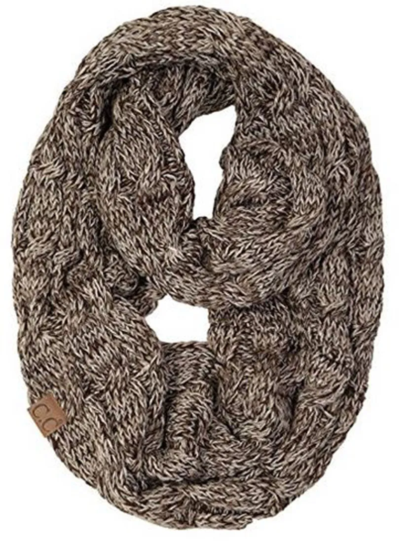 C.C. Warm Knit Infinity Loop Scarf