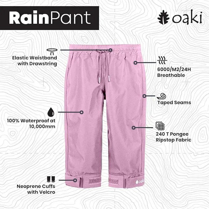 Children's Rain/Trail Pants, Lavender