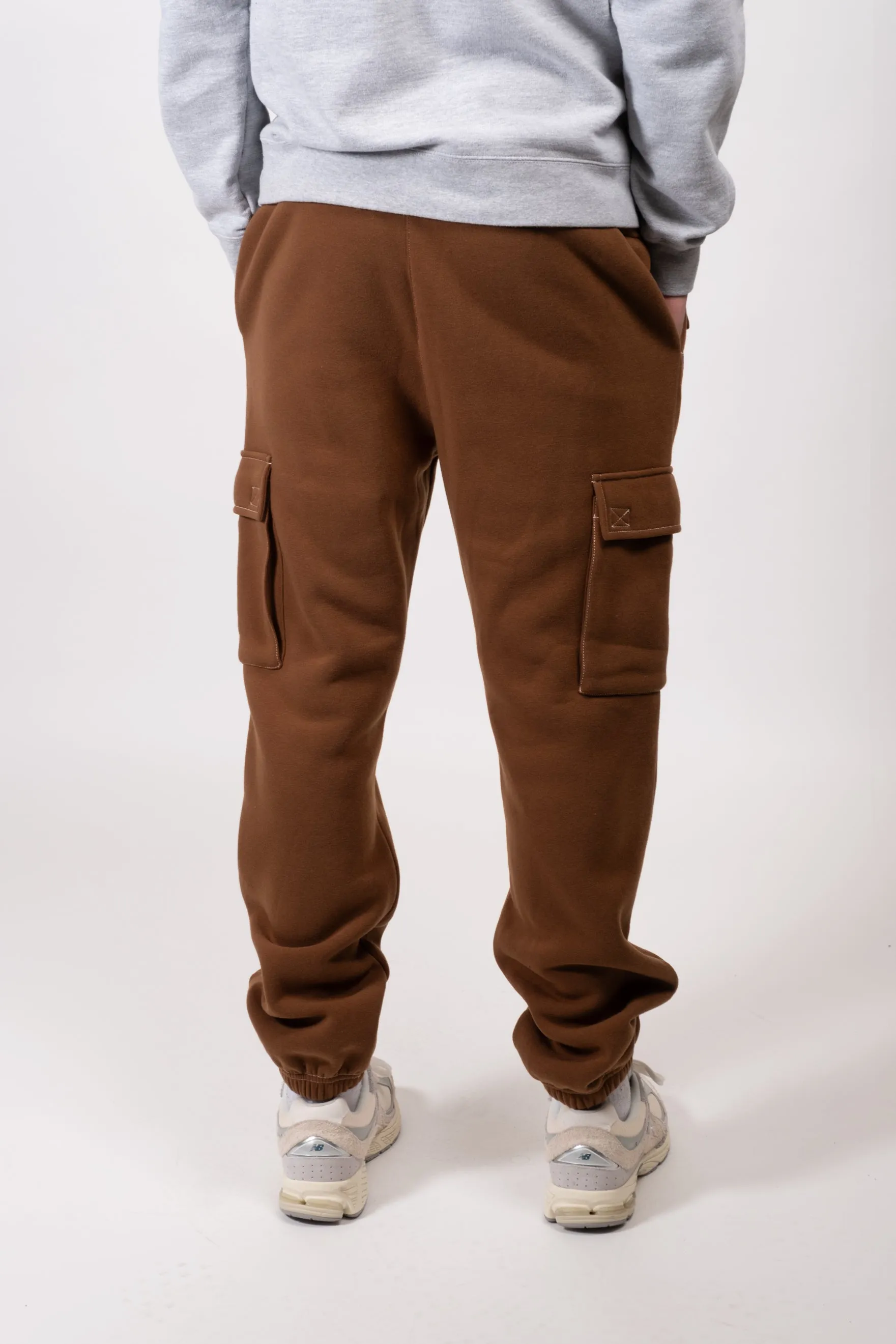 Contrast Stitch Cargo Sweatpant