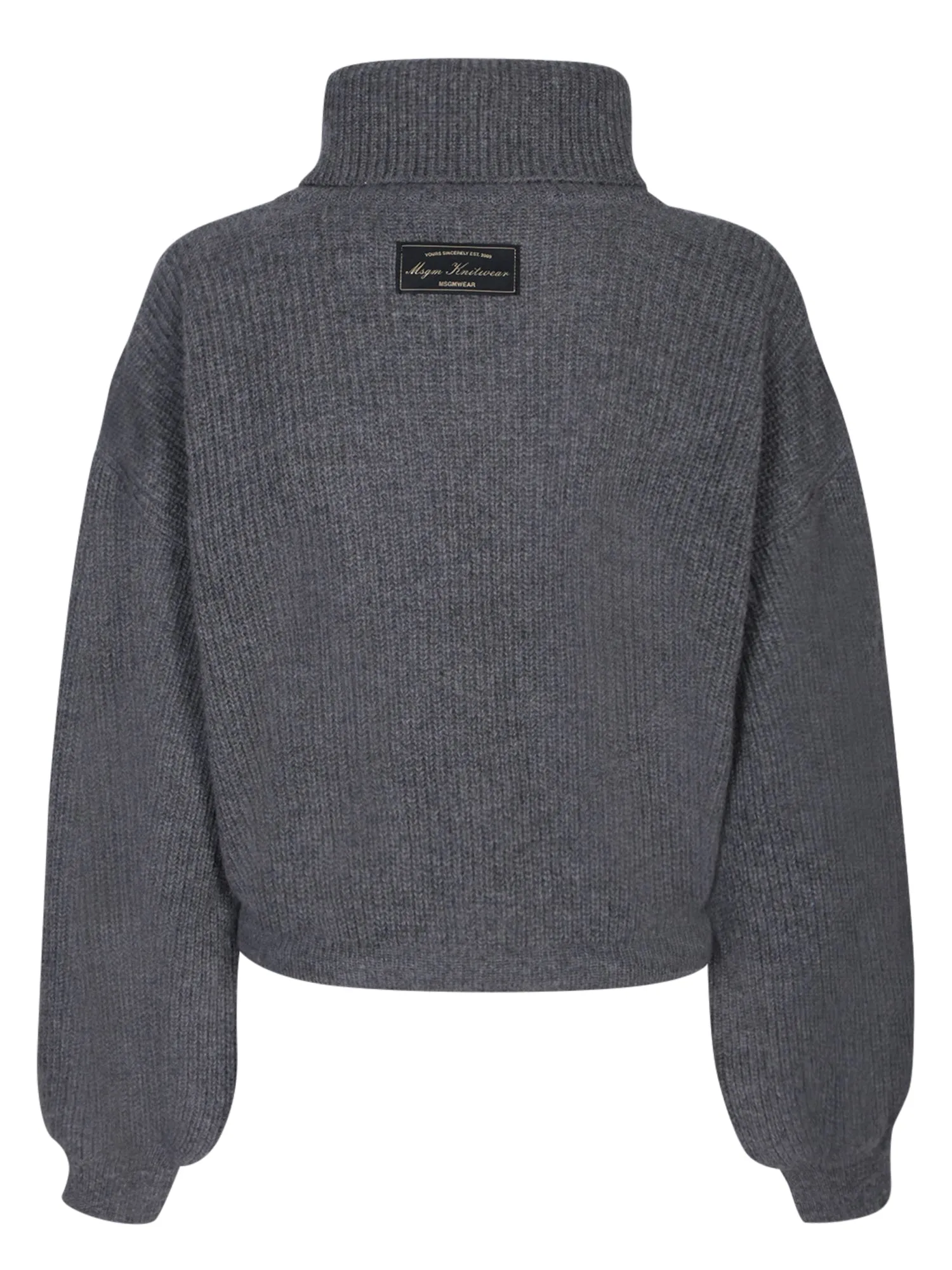 Cropped grey pullover