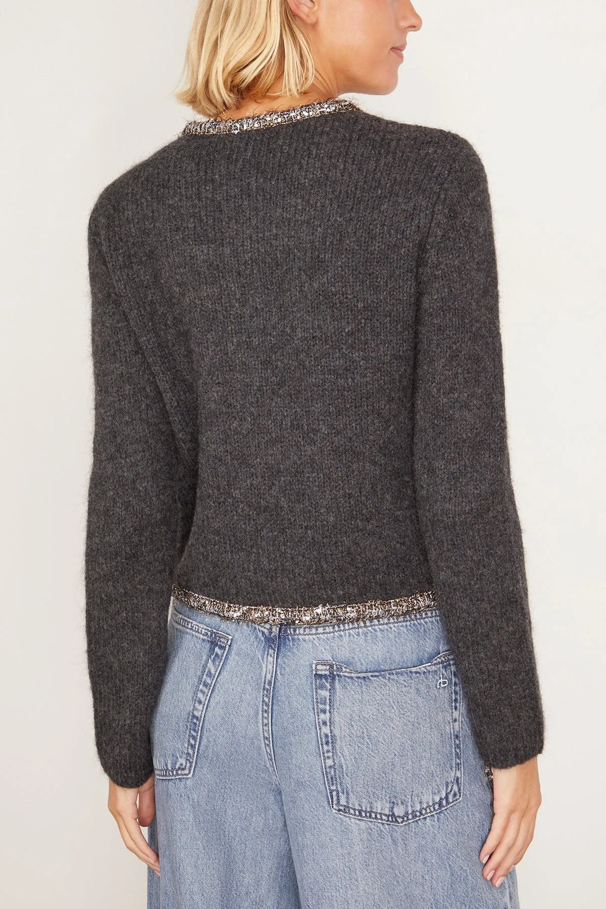 Davies Cardigan in Charcoal