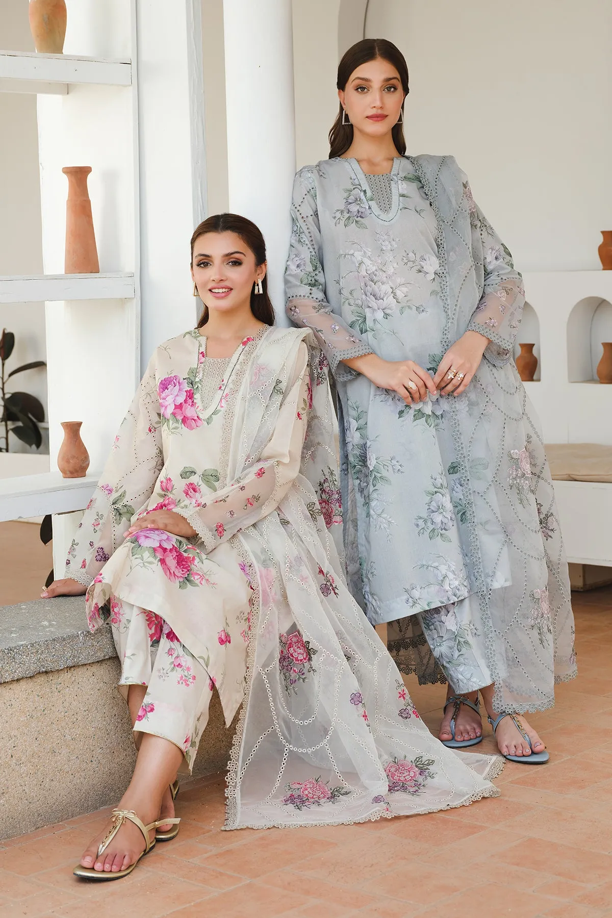 EMBROIDERED LAWN UF-651