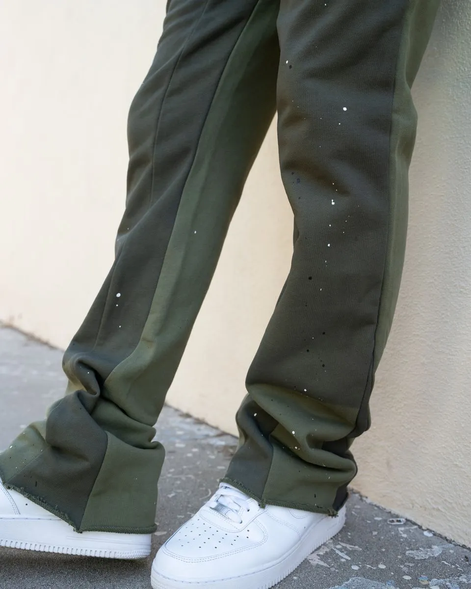 EPTM FRENCH TERRY CARPENTER PANTS - OLIVE