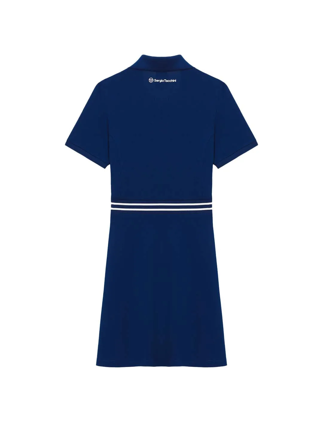 Essential Piqué Collar Dress- Navy