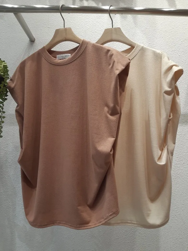 Eva Wide Shoulder Muscle T-Shirt_5 Colors