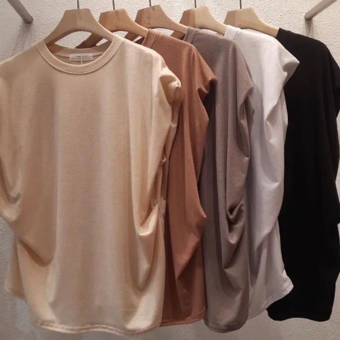 Eva Wide Shoulder Muscle T-Shirt_5 Colors