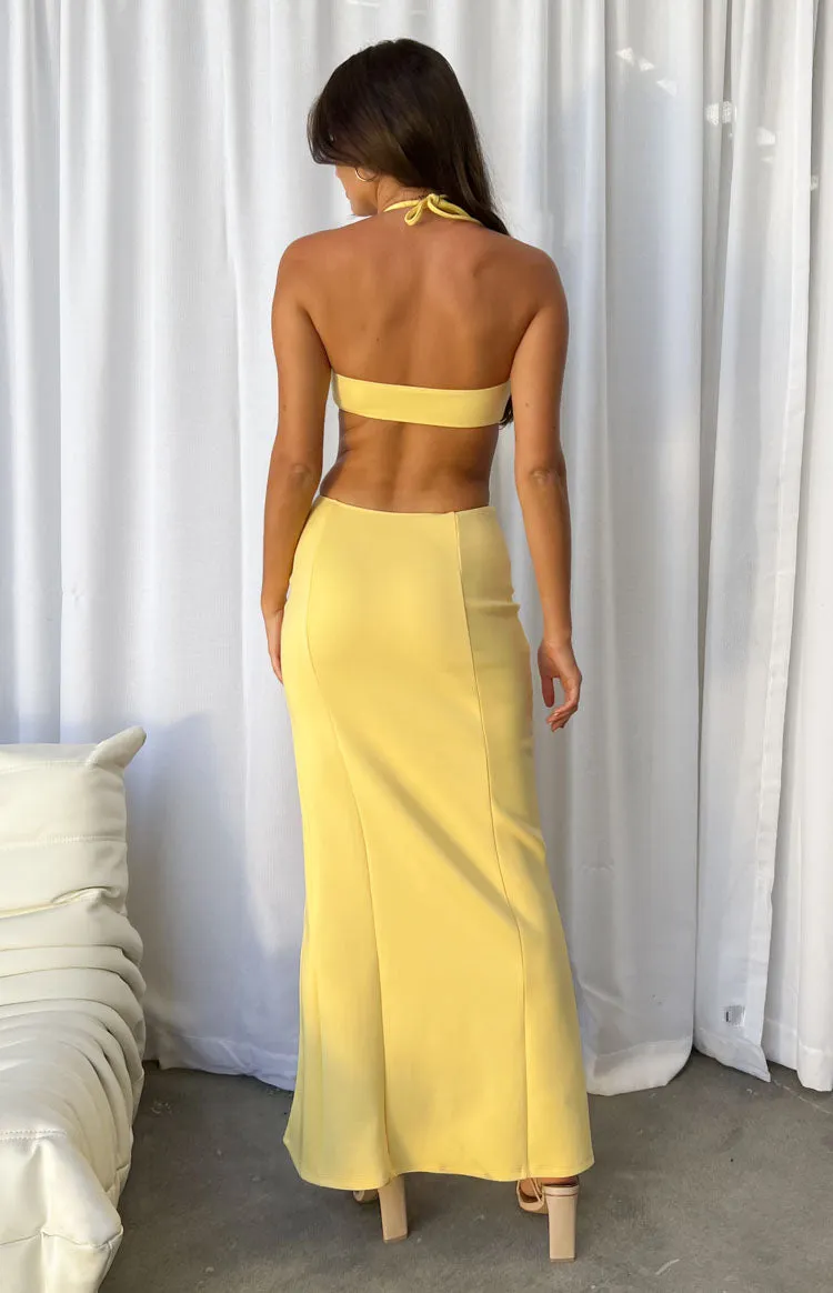 Fields of Gold Yellow Maxi Dress