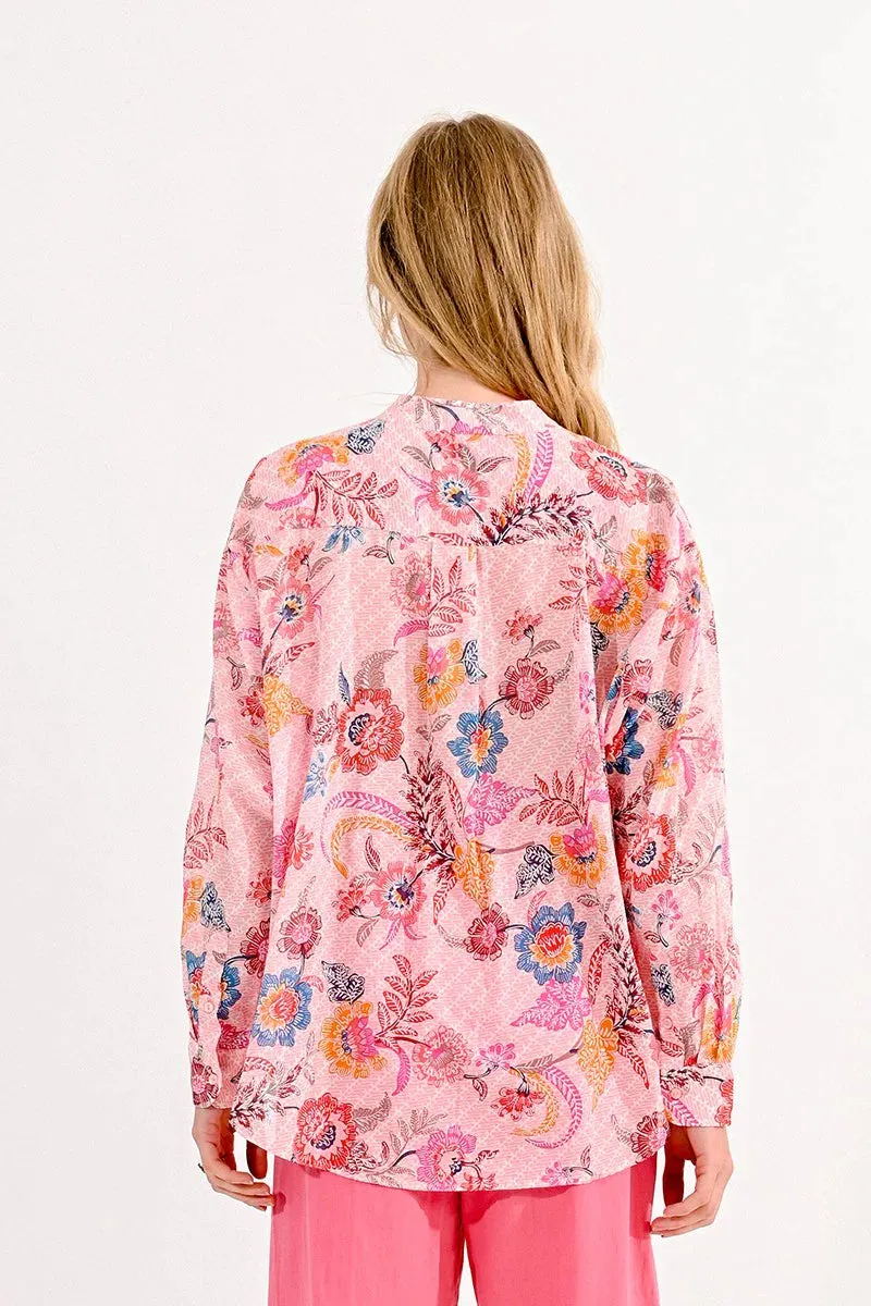 Floral Print Cotton Shirt