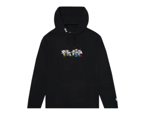 Huf x Peanuts end credits pullover hoodie (Black)