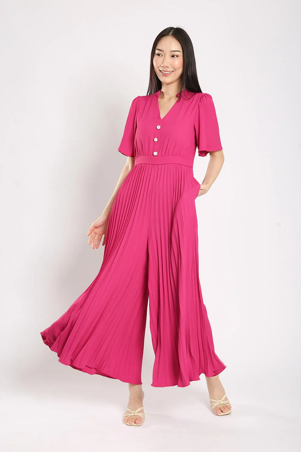 Kristela Jumpsuit in Pink