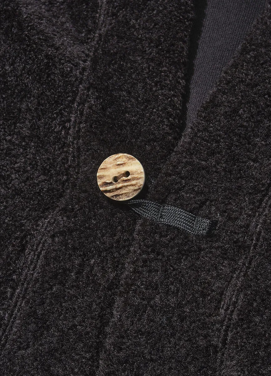 KURT | Toy Poodle Cardigan | Black