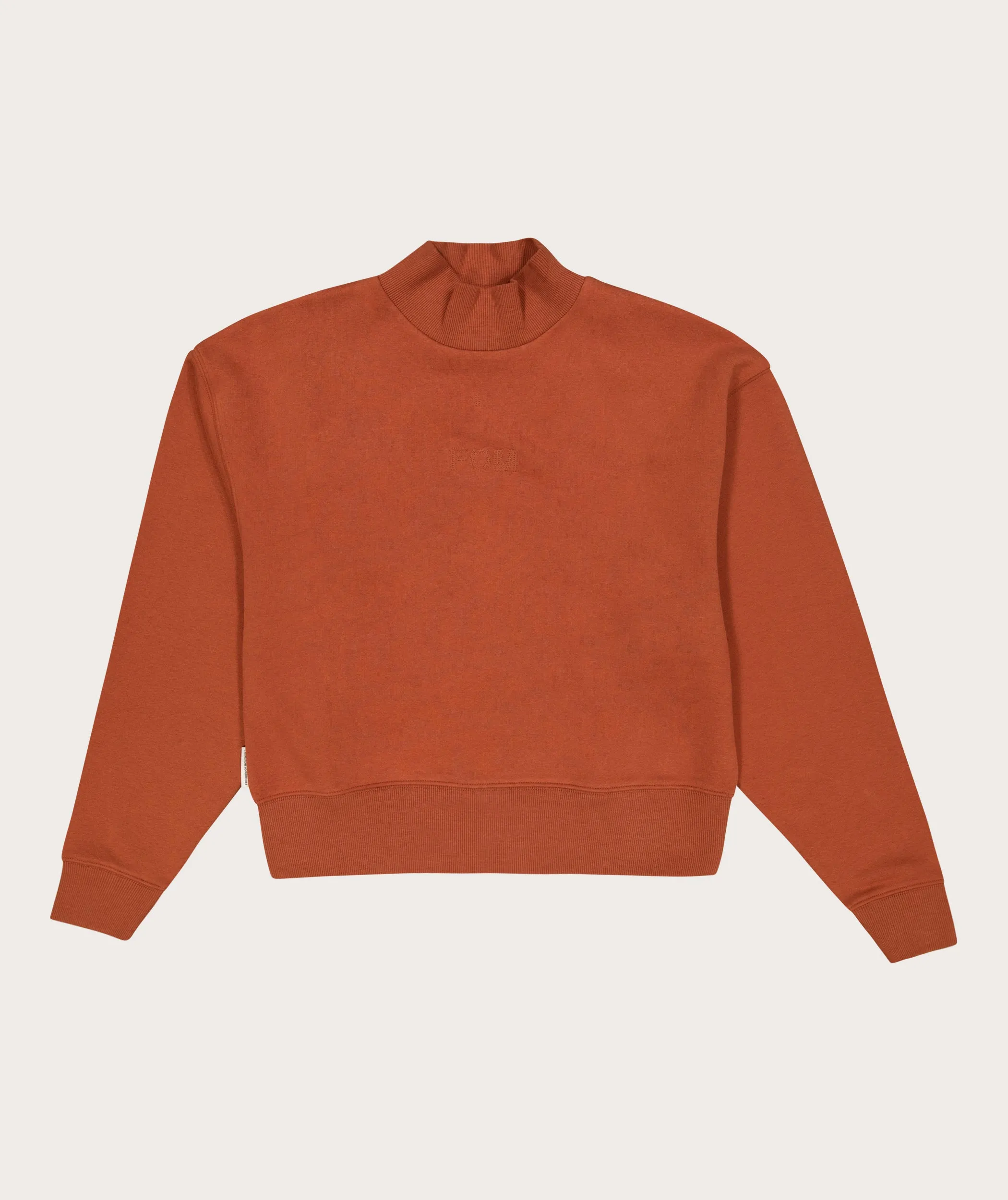 Ladies Turtle Neck Sweater - Rust