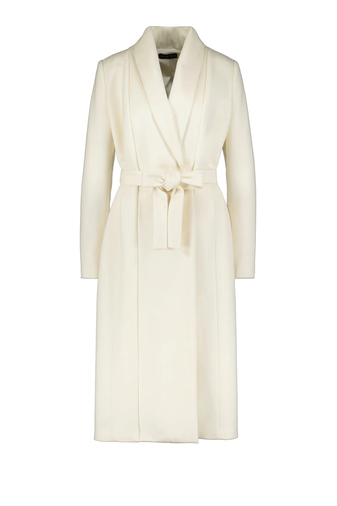 LIMONIUM IVORY WOOL LIGHTWEIGHT COAT