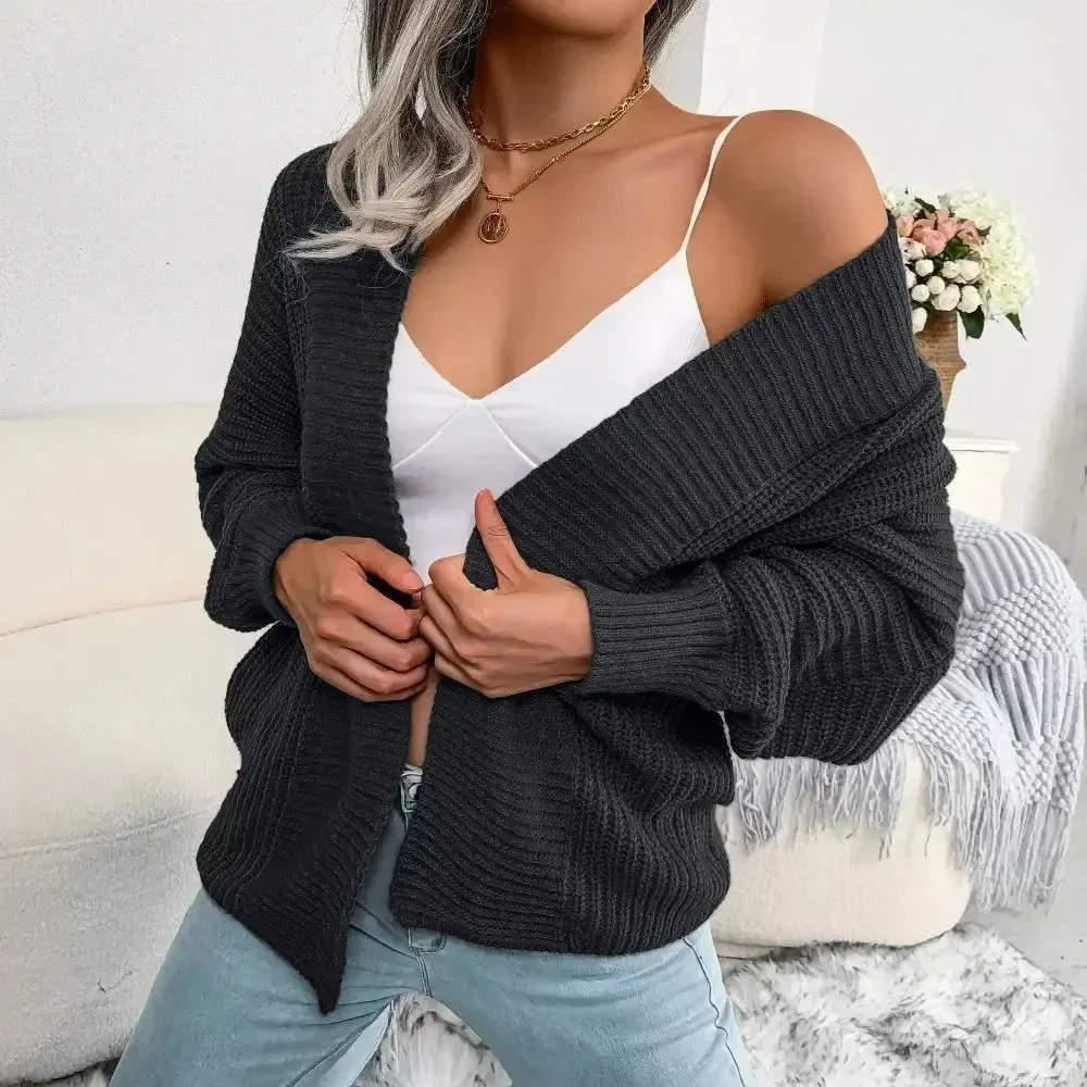 long crochet cardigan Women Cardigan Open stitch Sweater Hollow out Long Sleeve cardigan for women autumn solid outwear clothes