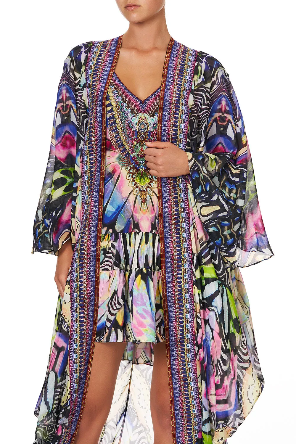 LONG SLEEVE LONG CAPE TRANCE TEMPTATION