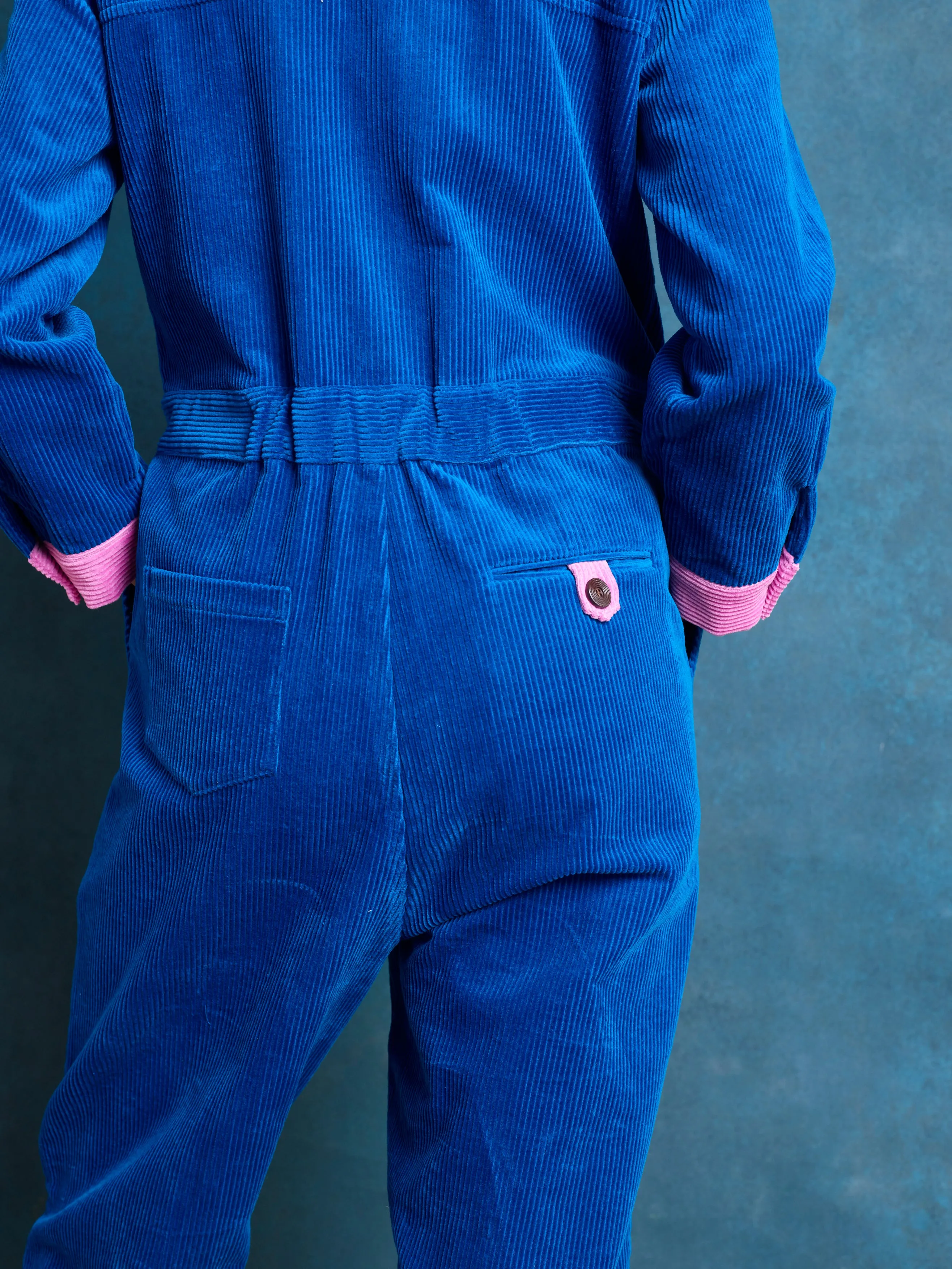 Lowie Cobalt Corduroy Boilersuit