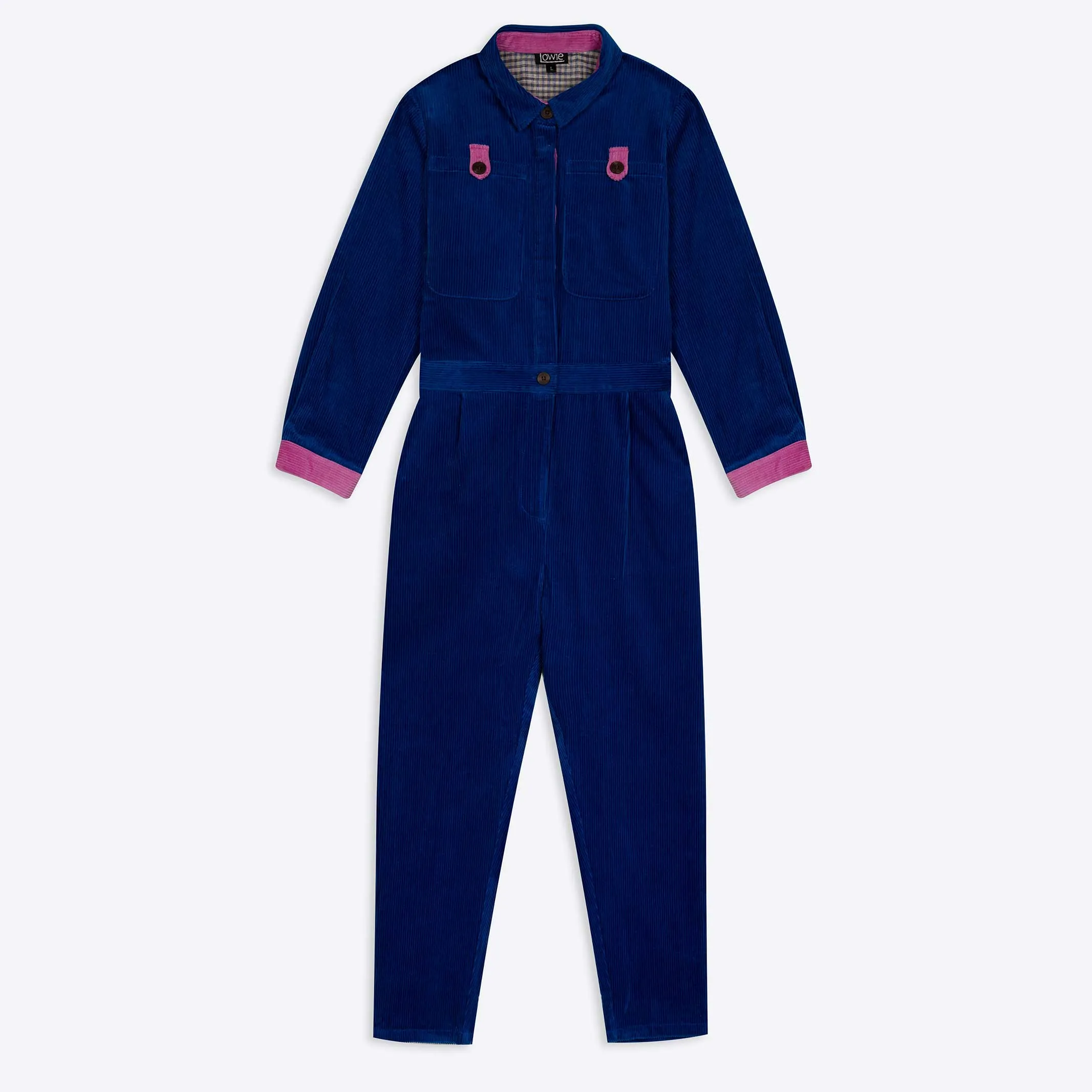 Lowie Cobalt Corduroy Boilersuit