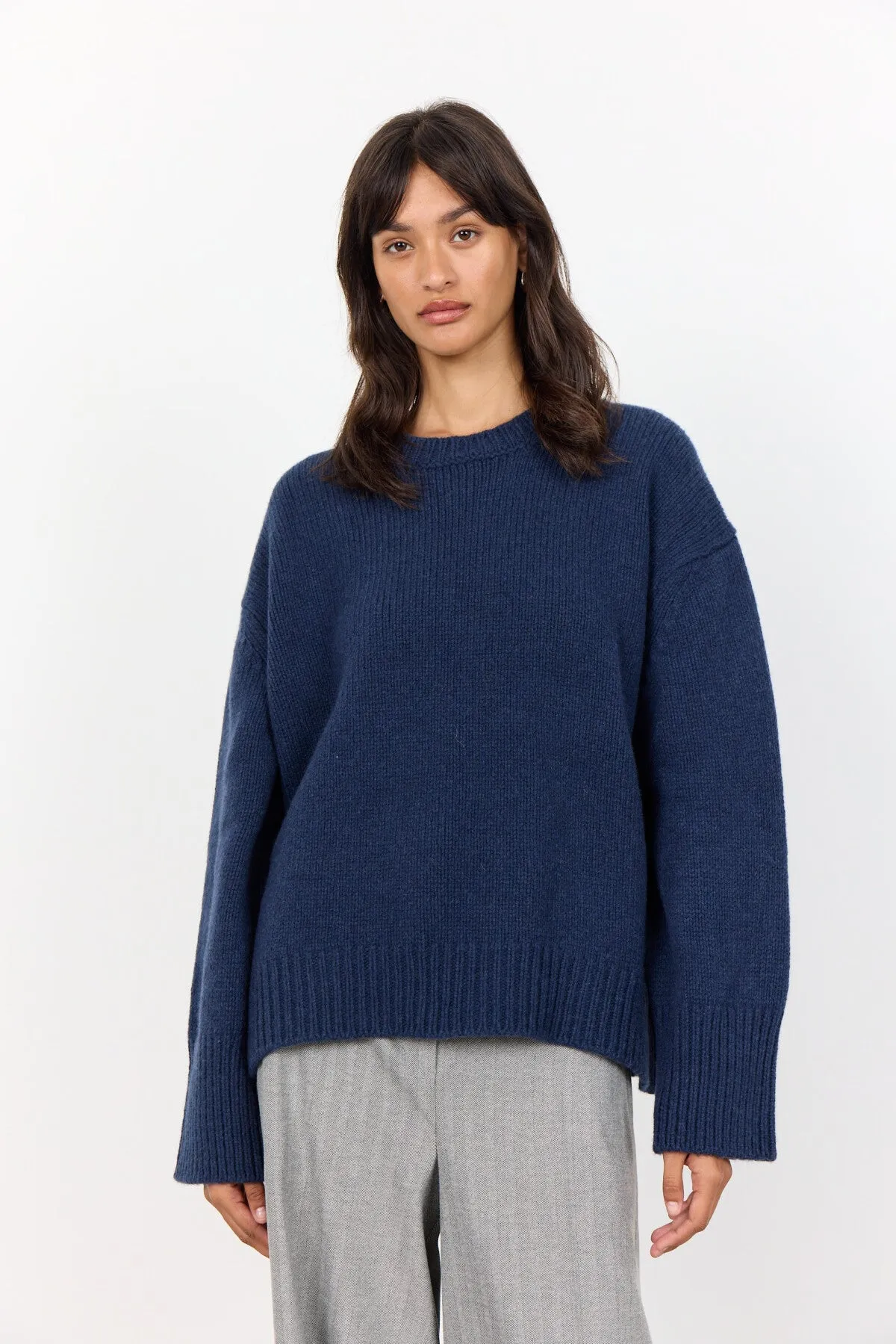 LR-PERLE 1 Knit Dark blue