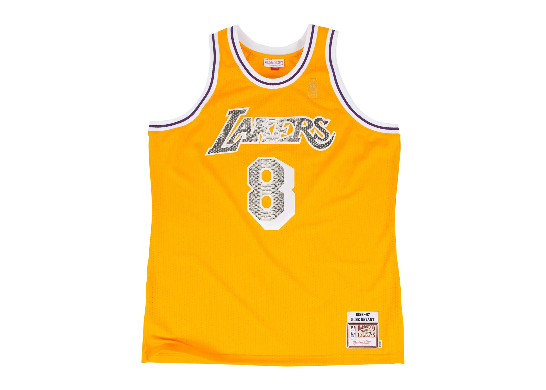 Mitchell & Ness Kobe Bryant 1996-1997 Los Angeles Lakers Python Jersey (Home)