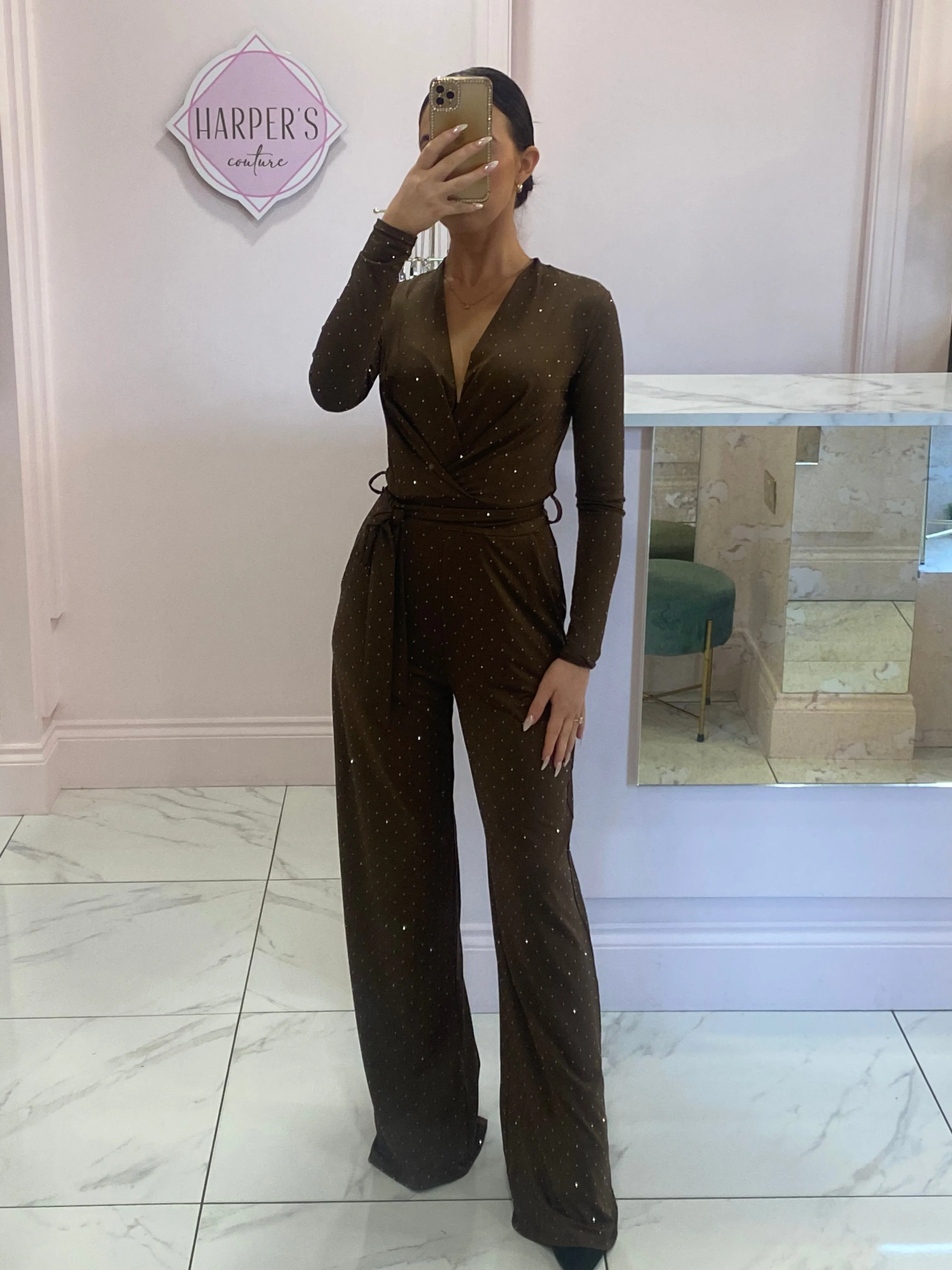 Mitzy Diamanté  Jumpsuit