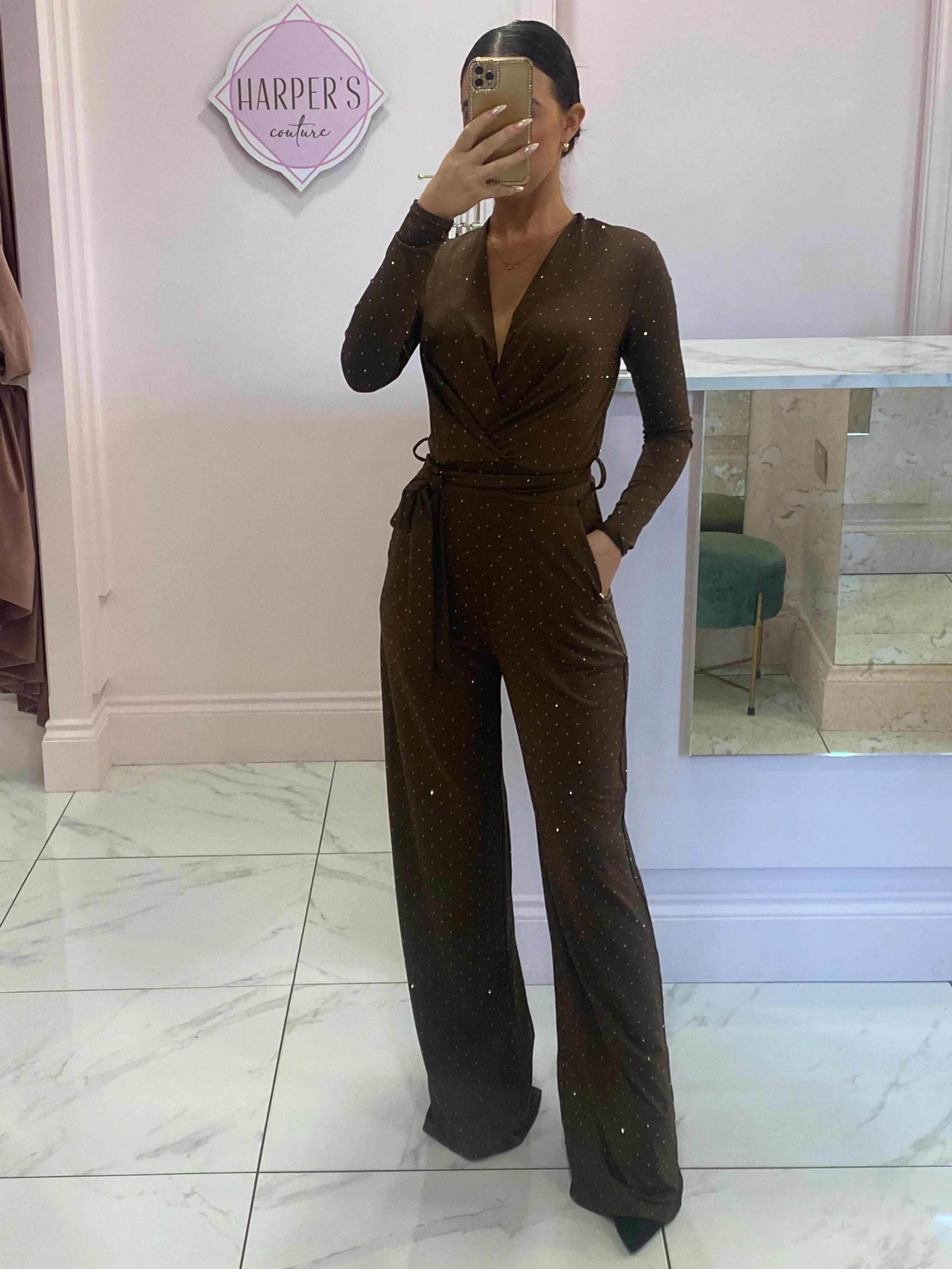 Mitzy Diamanté  Jumpsuit