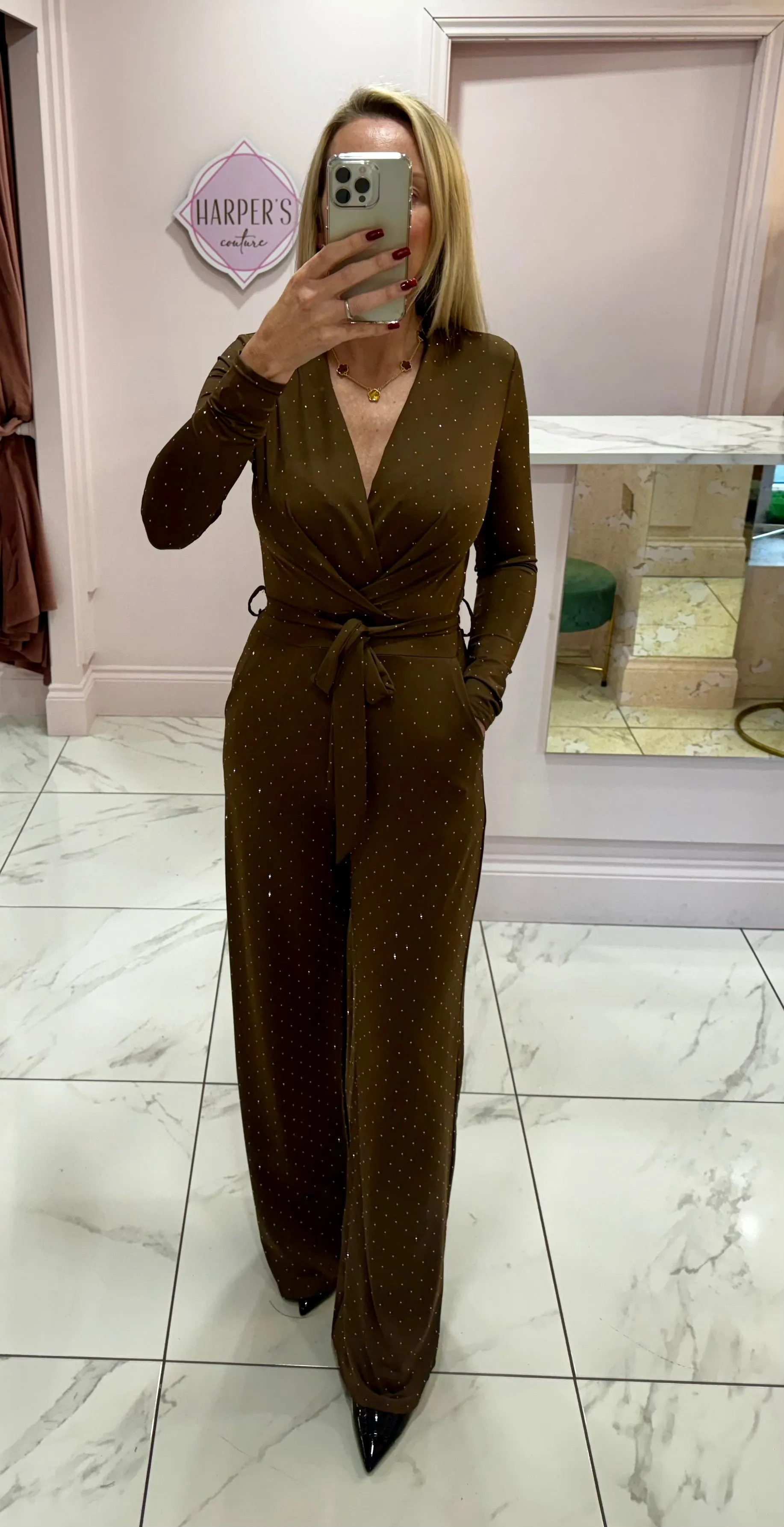 Mitzy Diamanté  Jumpsuit