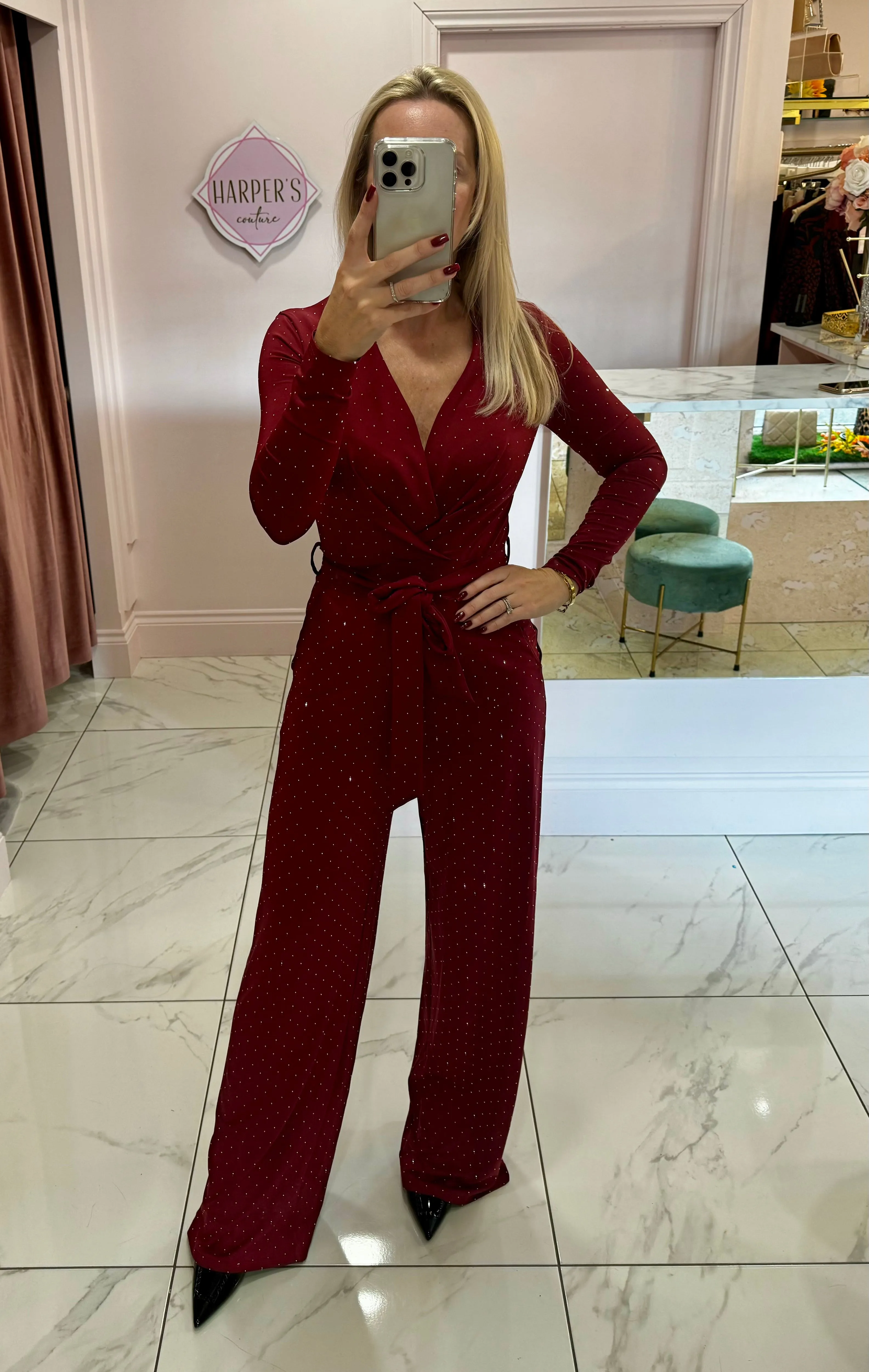 Mitzy Diamanté  Jumpsuit