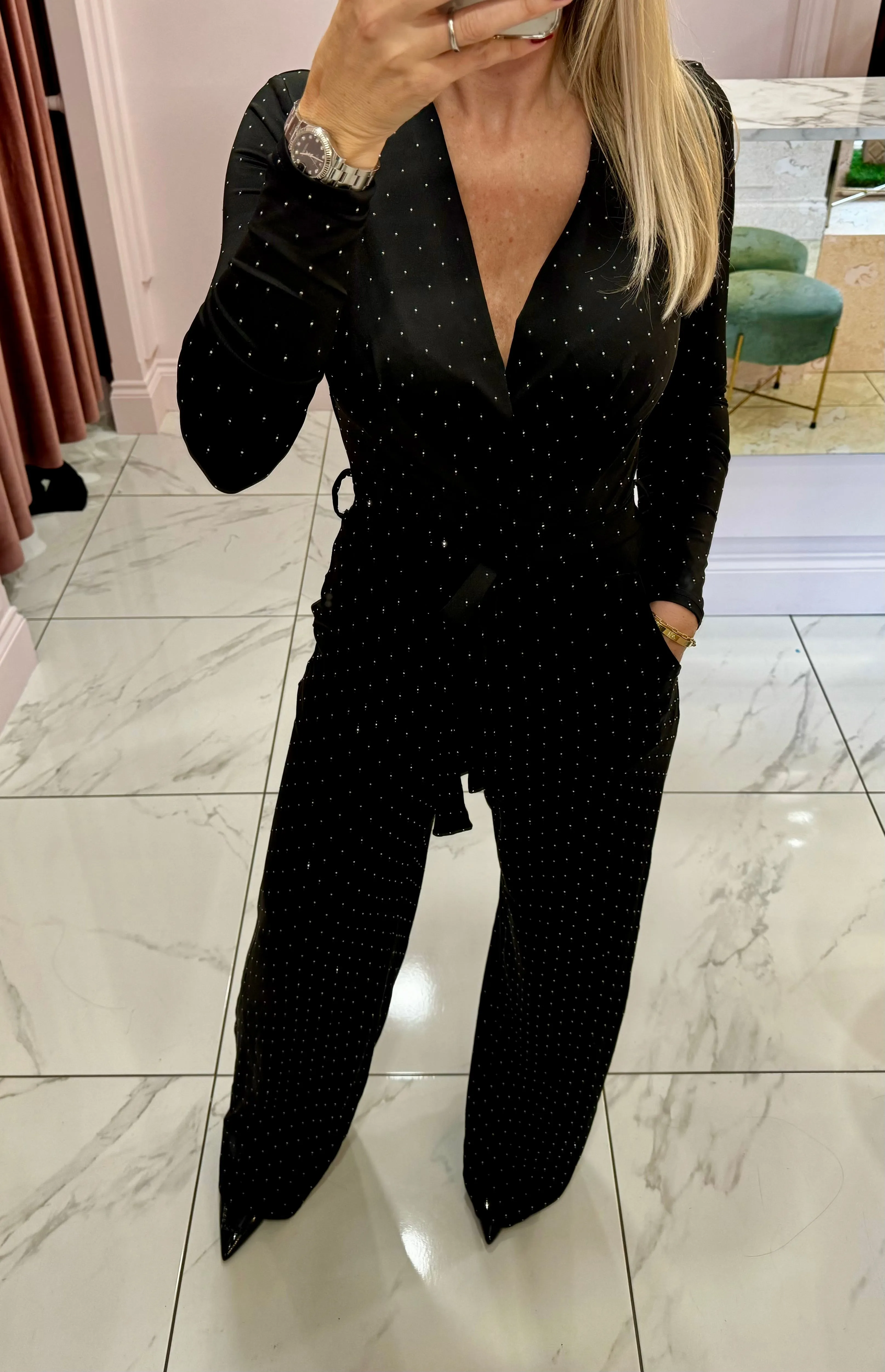 Mitzy Diamanté  Jumpsuit