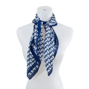 Multi Use Pattern Design Silk Scarf